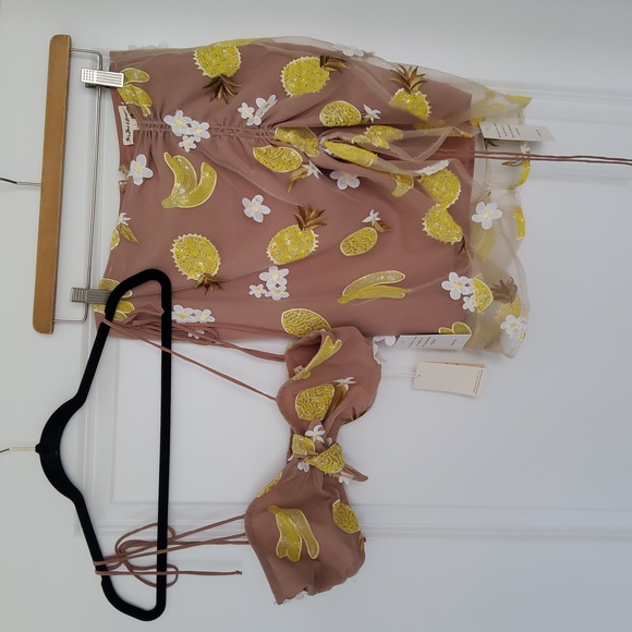 🍋For Love and Lemons 2 Piece Set - Skirt Size L, Top - M - Picture 5 of 16